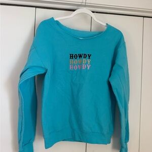 Blue HOWDY Sweatshirt